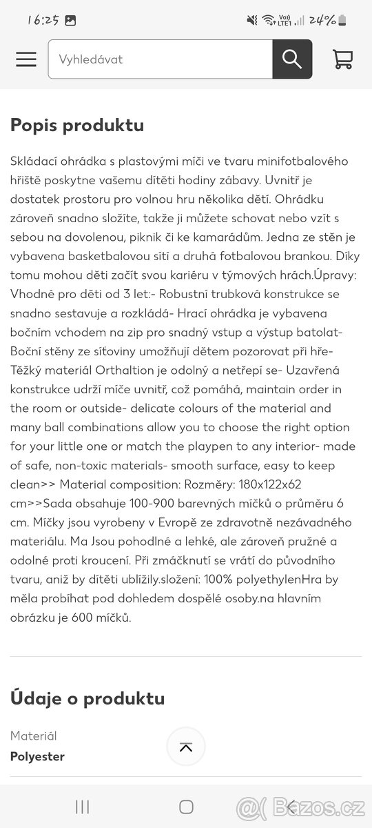 Ohrádka 180x120cm - 2