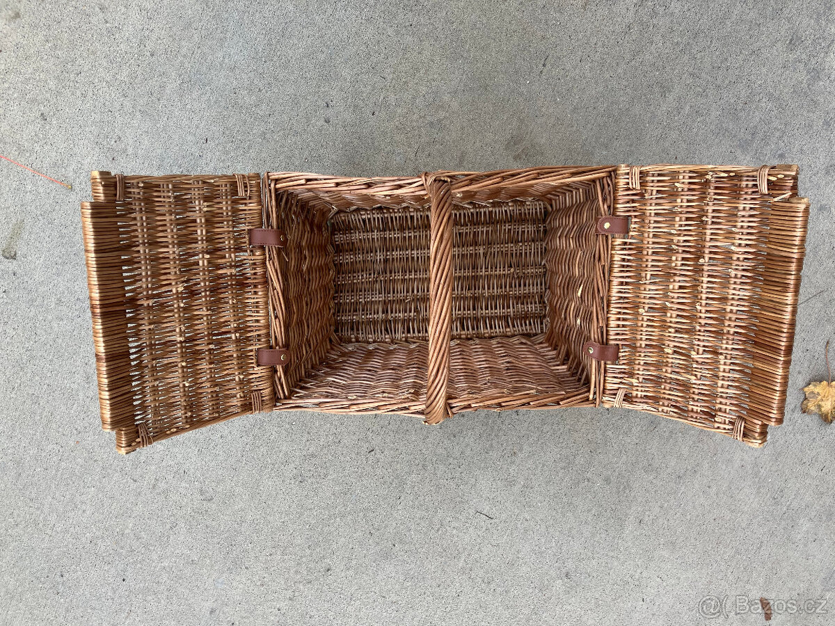 Piknikový proutěný koš - 2