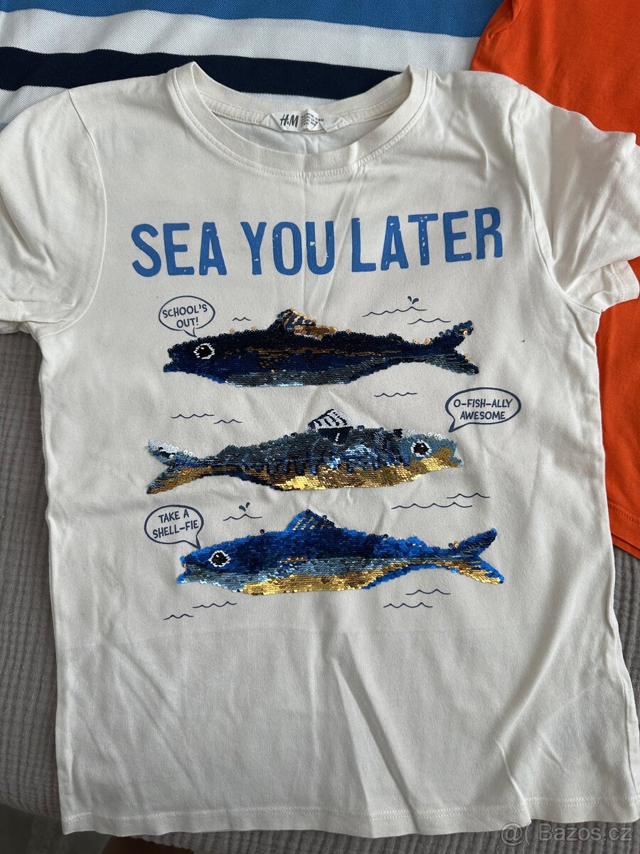 3x tričko vel 134/140 - 2