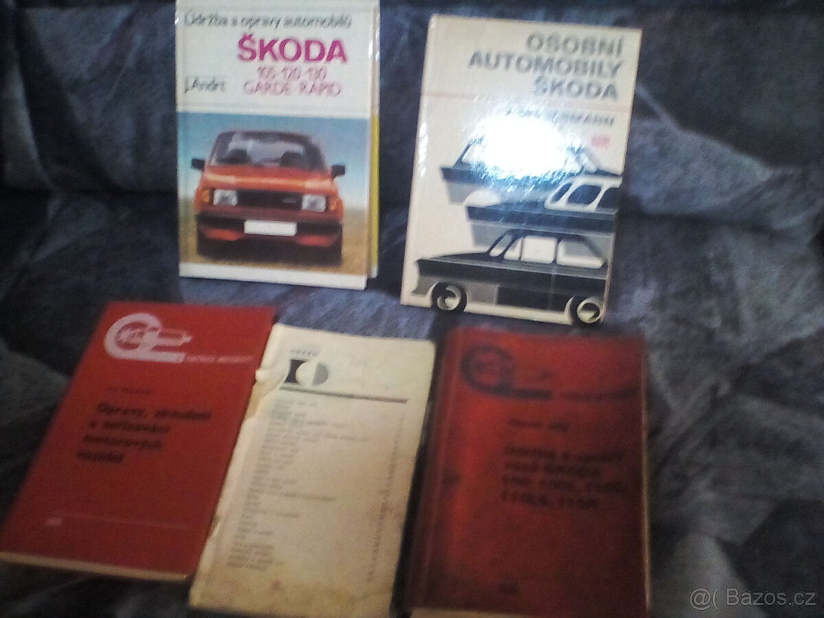 Škoda 1950-1989 manuály, návody - 2