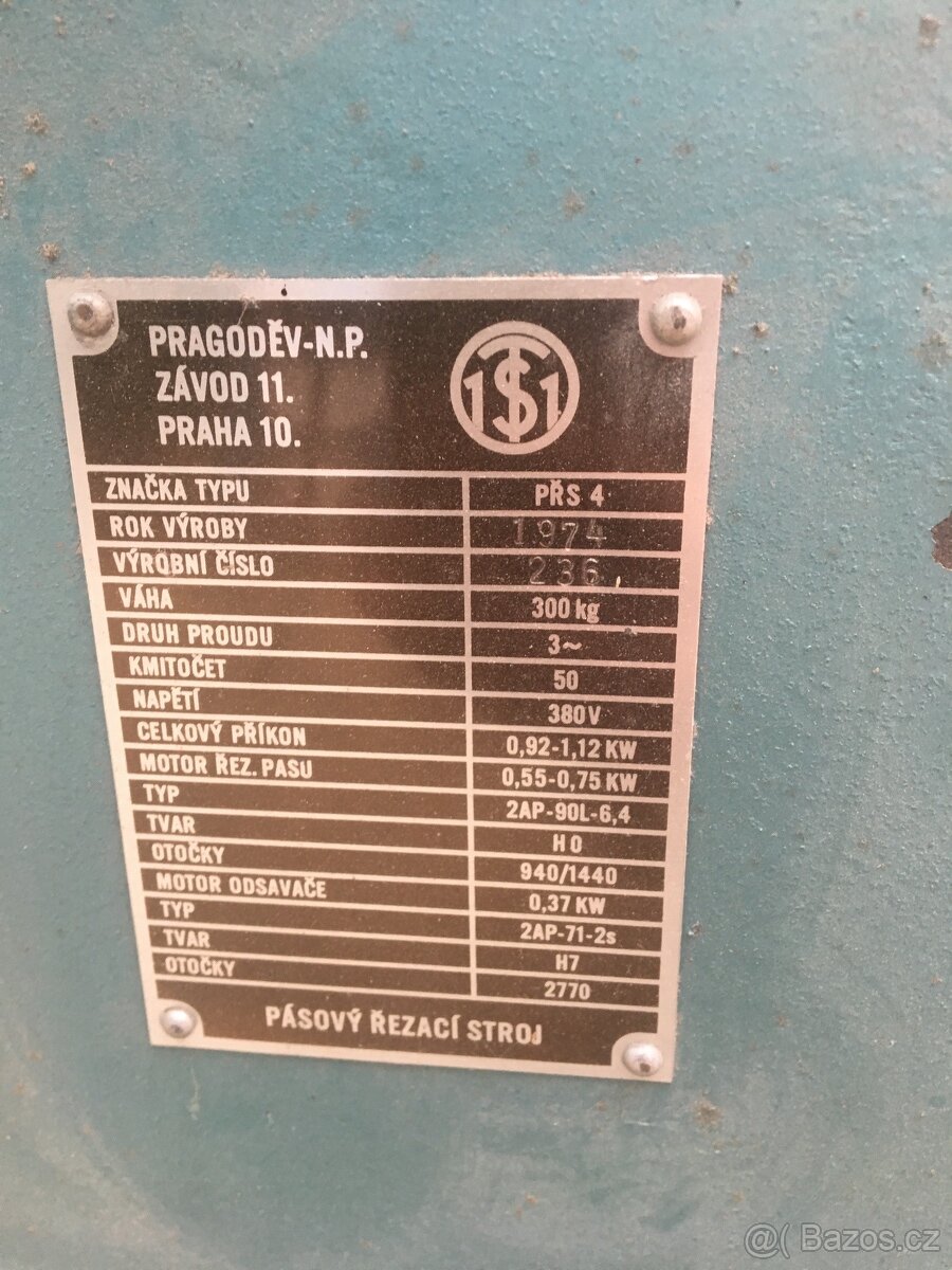 pásový řezací stroj - 2