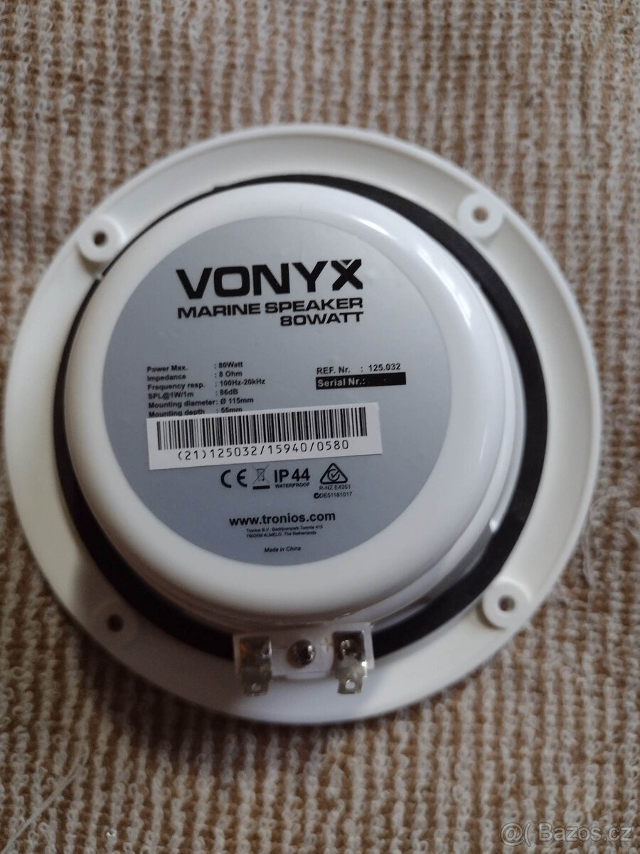 Nové voděodolní reproduktory - 2