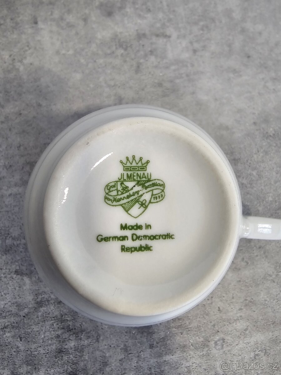 Retro šálky ILMENAU – Graf von Henneberg – 2 ks - 2