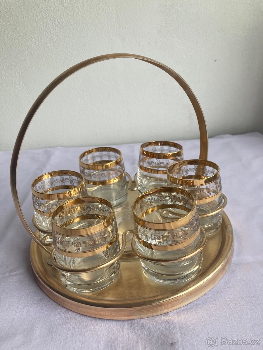 Sběratelský barový set Crystalex – 60. léta - 2