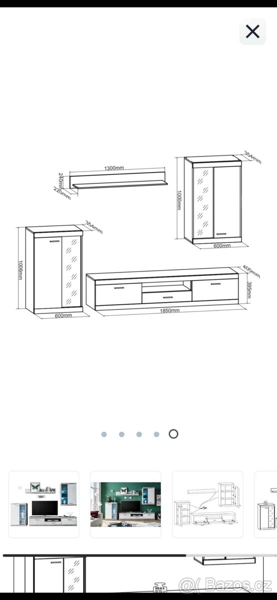 Obývací stěna - 2