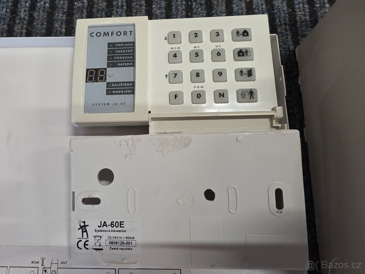 Ustředna Jablotron JA-60, JA-65 - 2