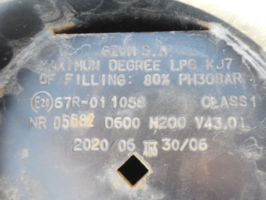 LPG toroidní nádrž 43 L - externí - 2