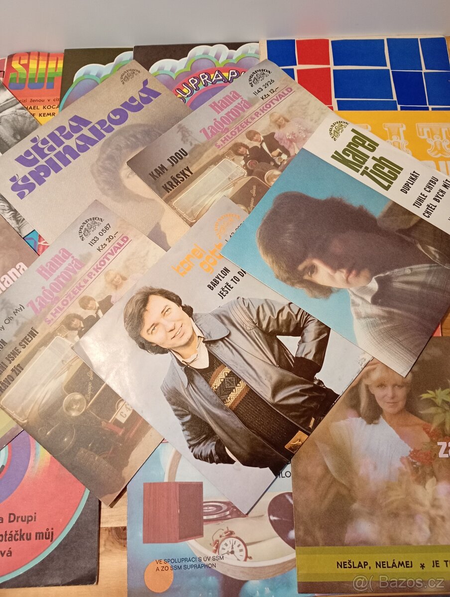 Gramodesky, SP platně, Singly, vinyl - 2