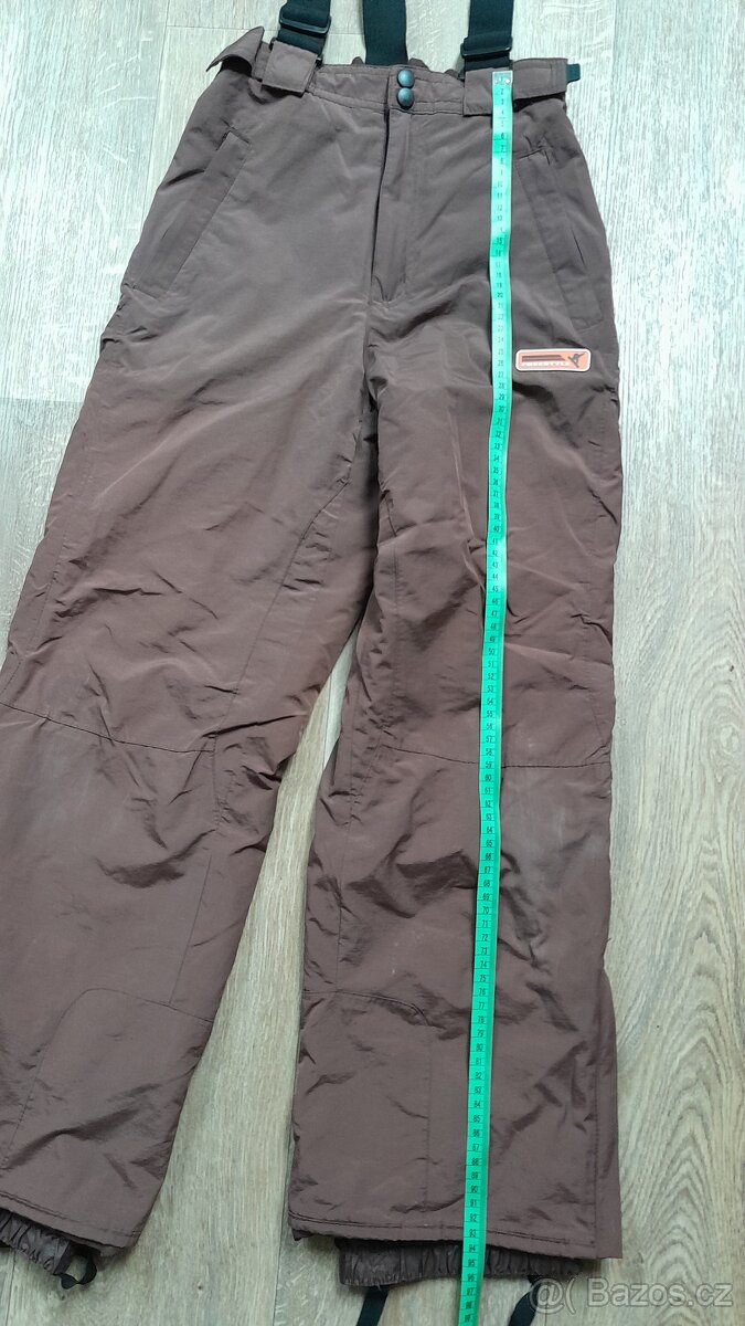 Oteplováky / lyžařské kalhoty vel 146/ 152. - 2