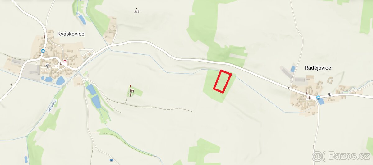 Prodej lesa Kváskovice - 2