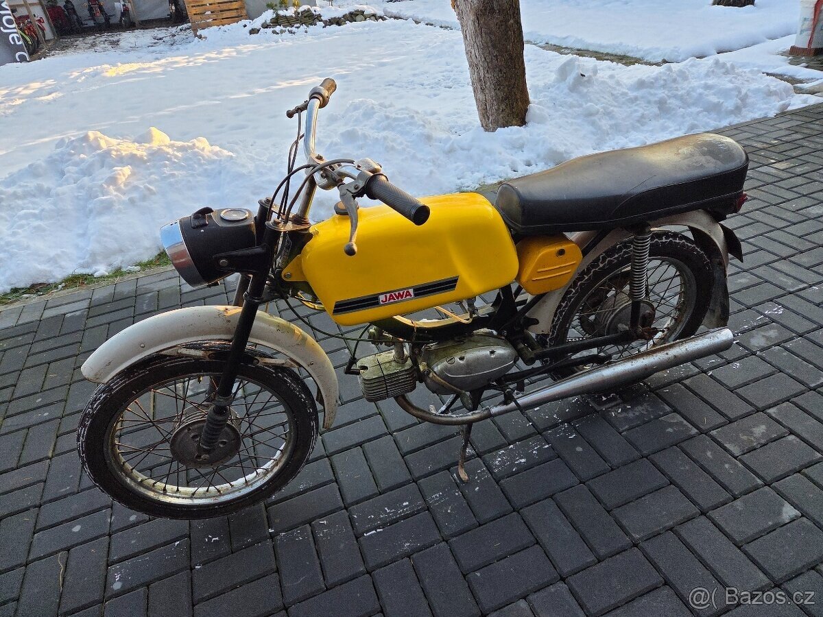 Jawa 23 Mustang bez TP, žlutý, 3. - 2