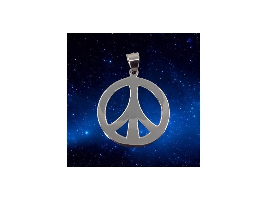 Přívěsek Hippies stříbrný - 2