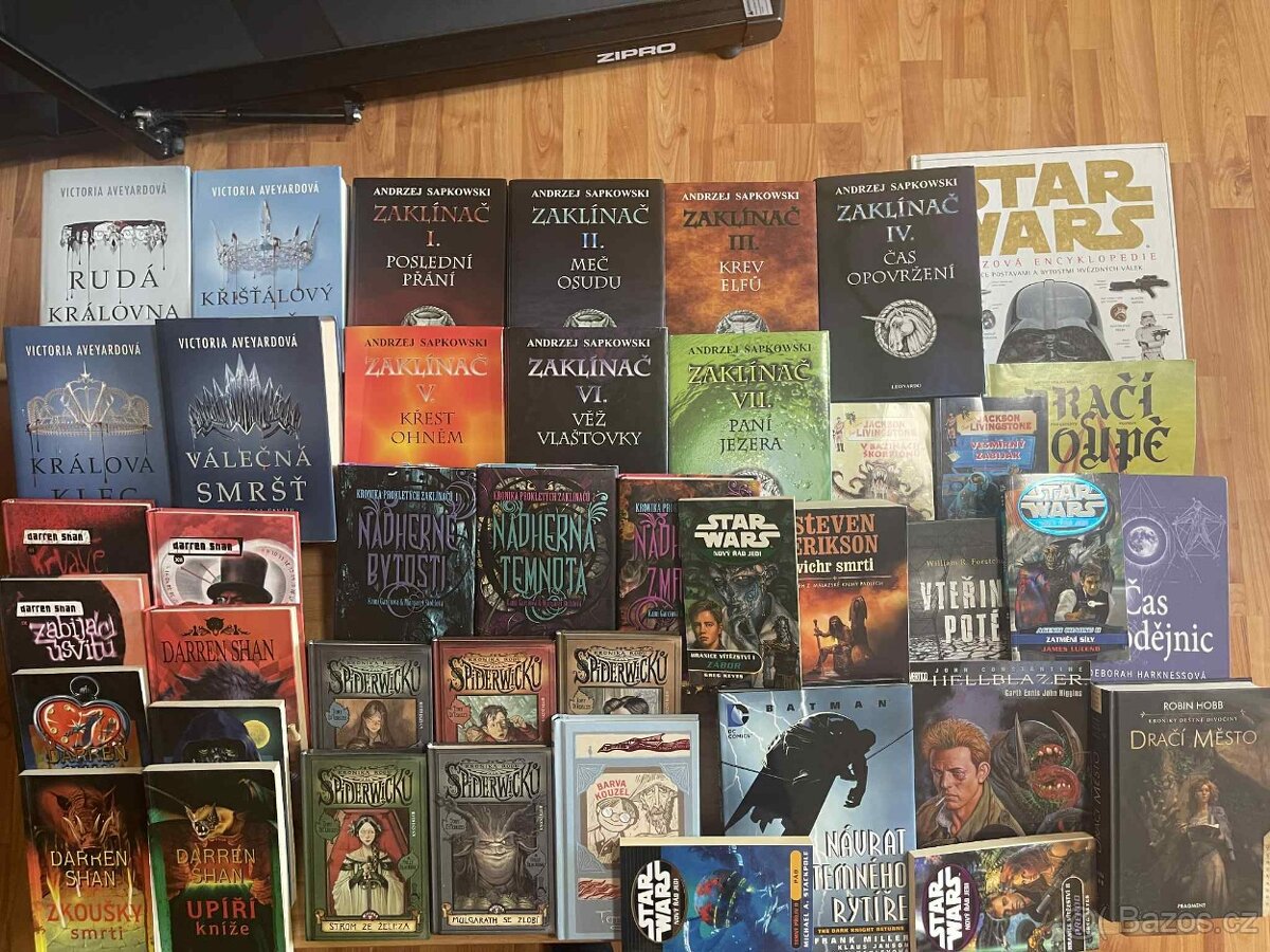 Zaklínač,Skleněný trůn,Malaz,Gamebooky,Krvavé chodby. atd - 2