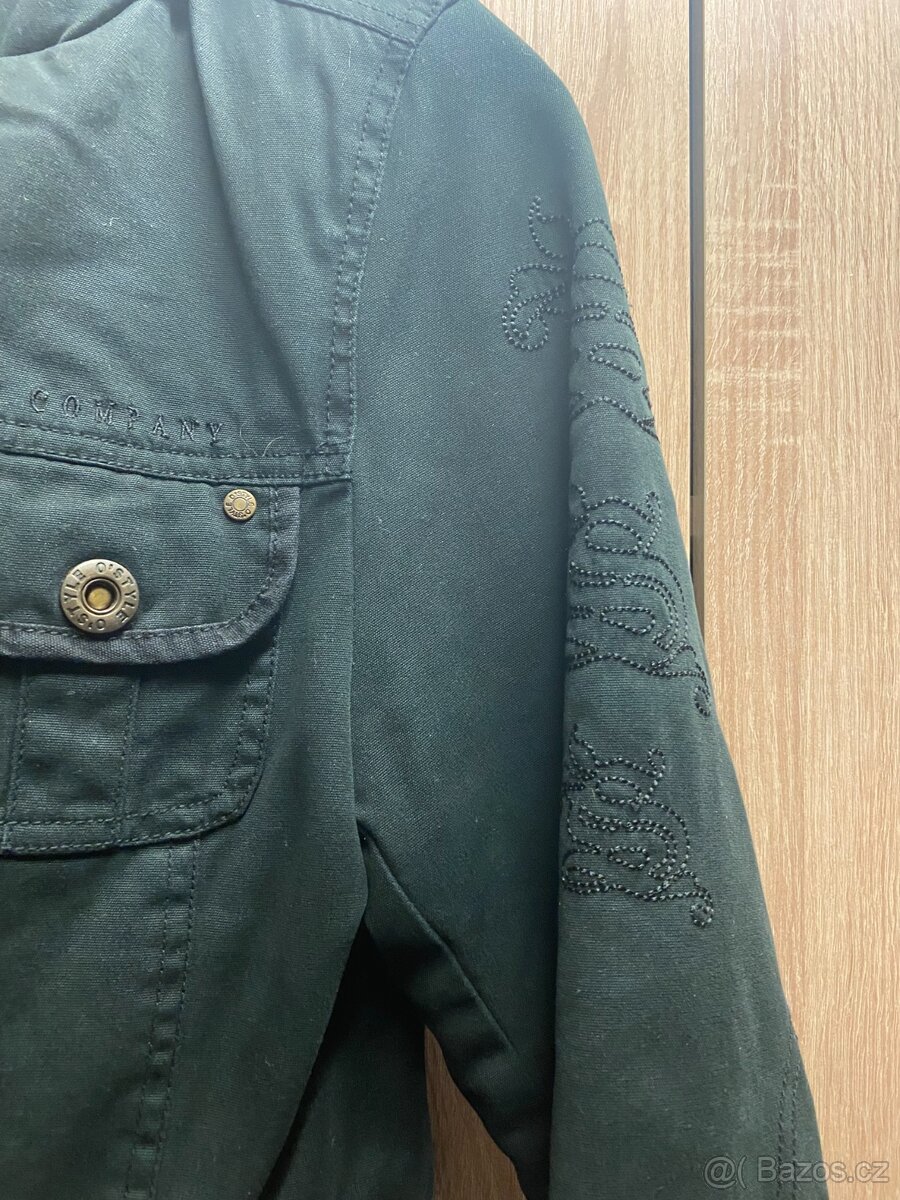 Černý kabát dívčí dámský zimní - 2