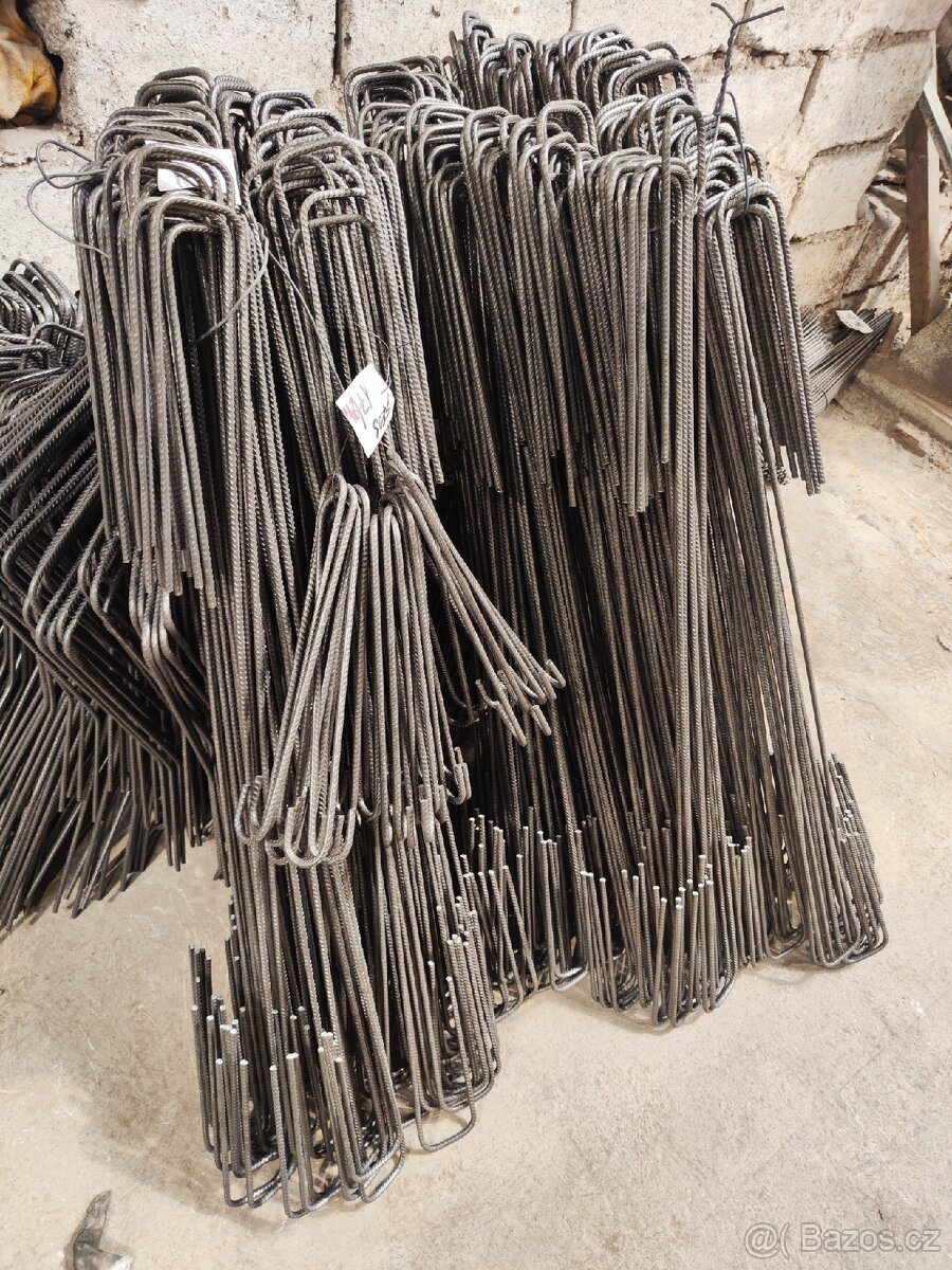 Třmínky,pruty,armo koše, betonářská ocel, výztuže, roxory - 2