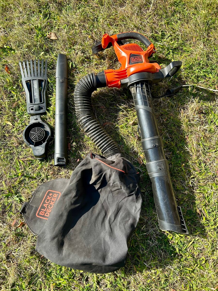 Vysavač & fukar listí Black&Decker ekektrický - 2