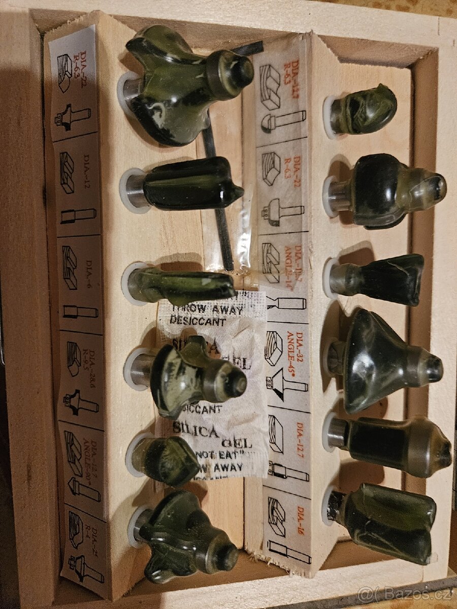 Frézy na dřevo. - 2