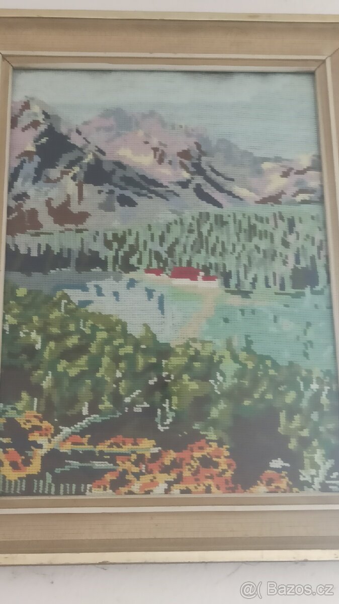 Obrazy ručně vyšívané - 2