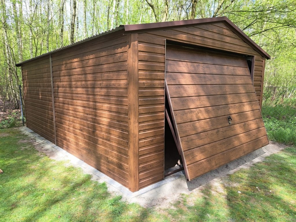 Plechová garáž 4x6 - 2