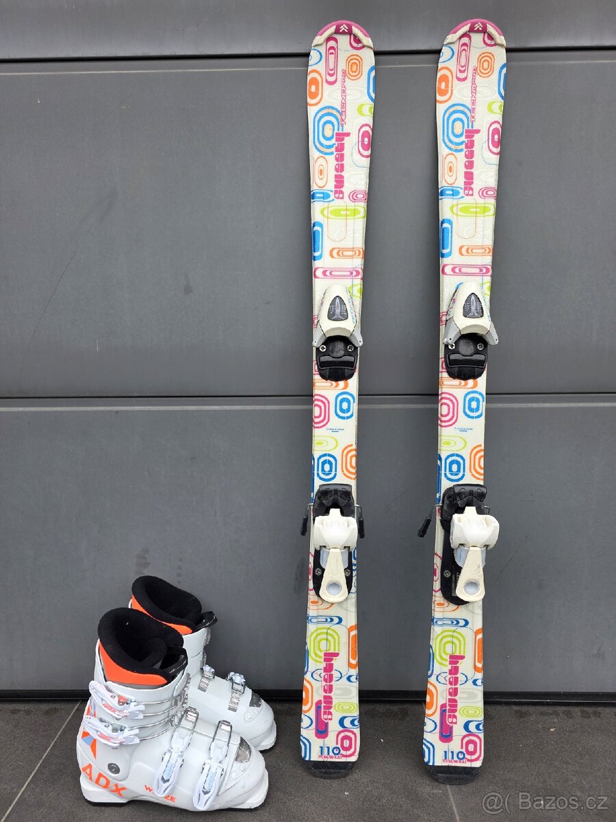 Dětské lyže TECNO PRO SWEETY, 110 cm + boty - 2