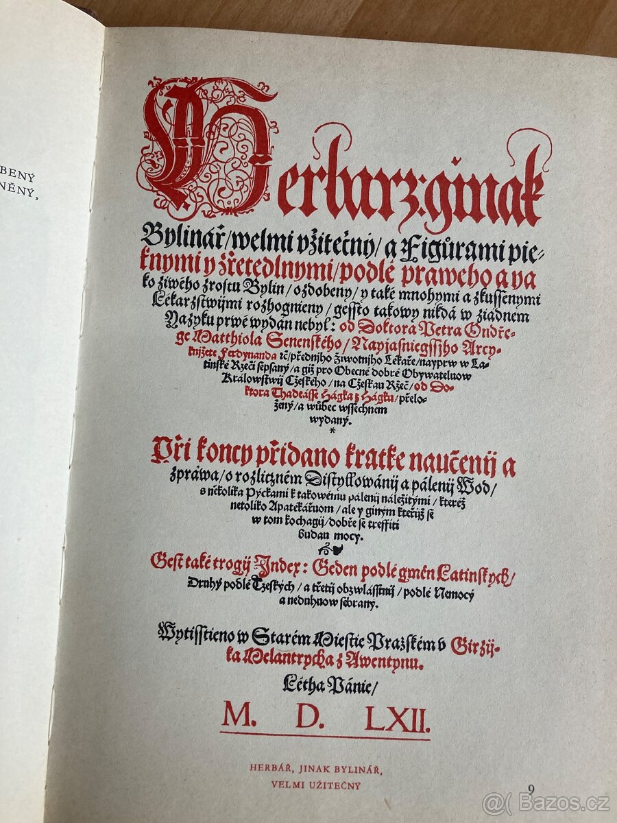 Herbář Matthioli - 2