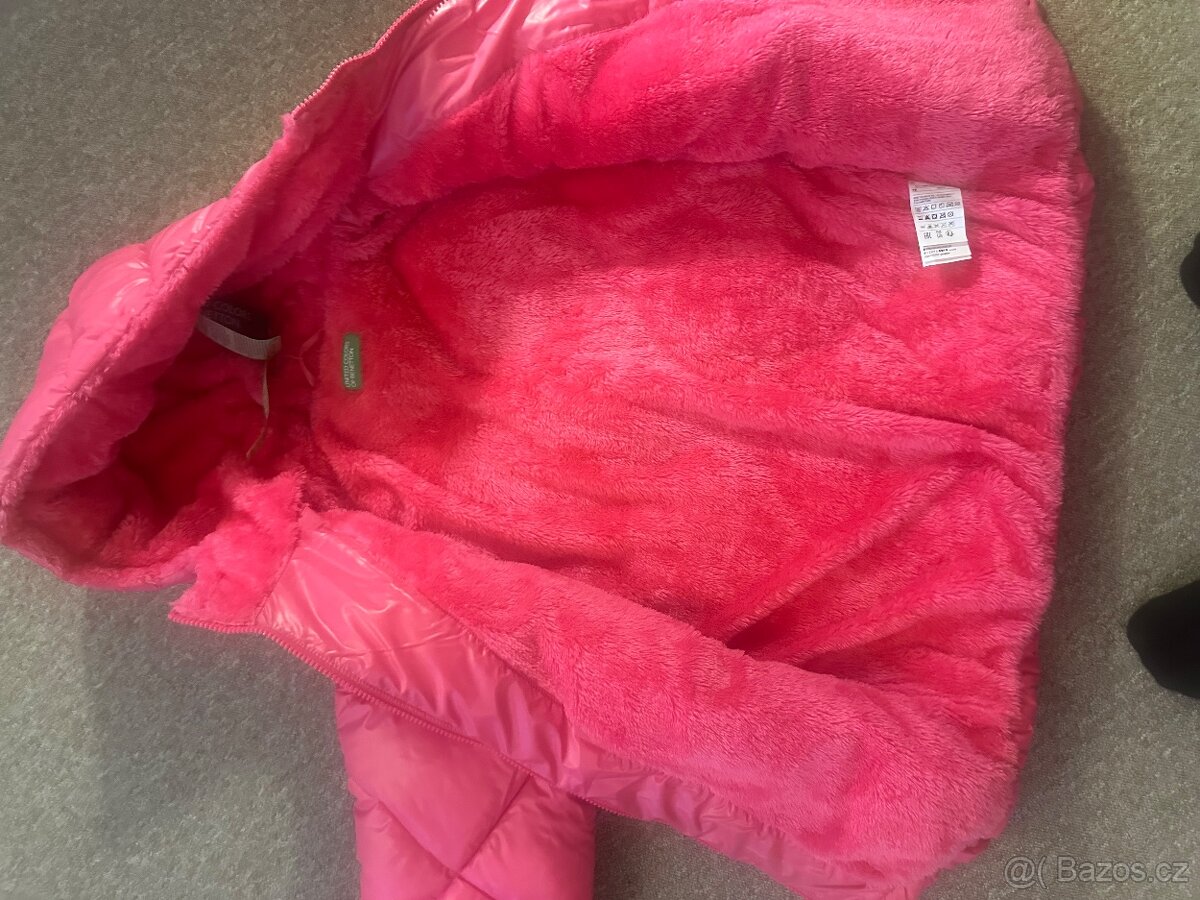 Vyteplená zimní bunda Benetton - 2