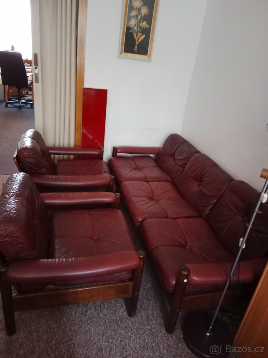 Kožená sedací souprava - 2
