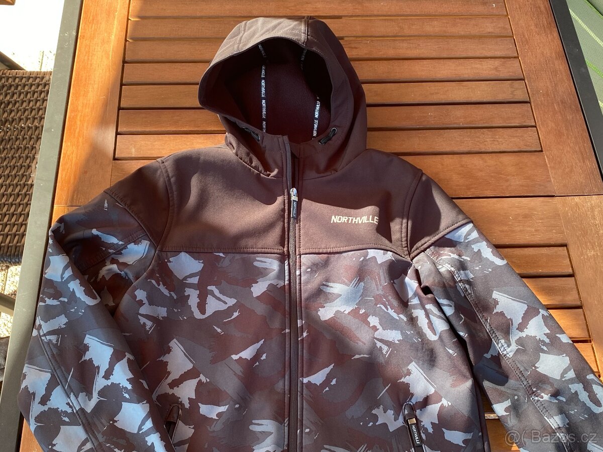 softshellová bundu černošedá vel. 164 - 2