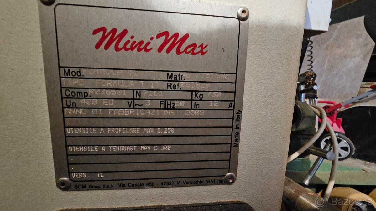 Spodní frézka SCM Formula T1 - 2