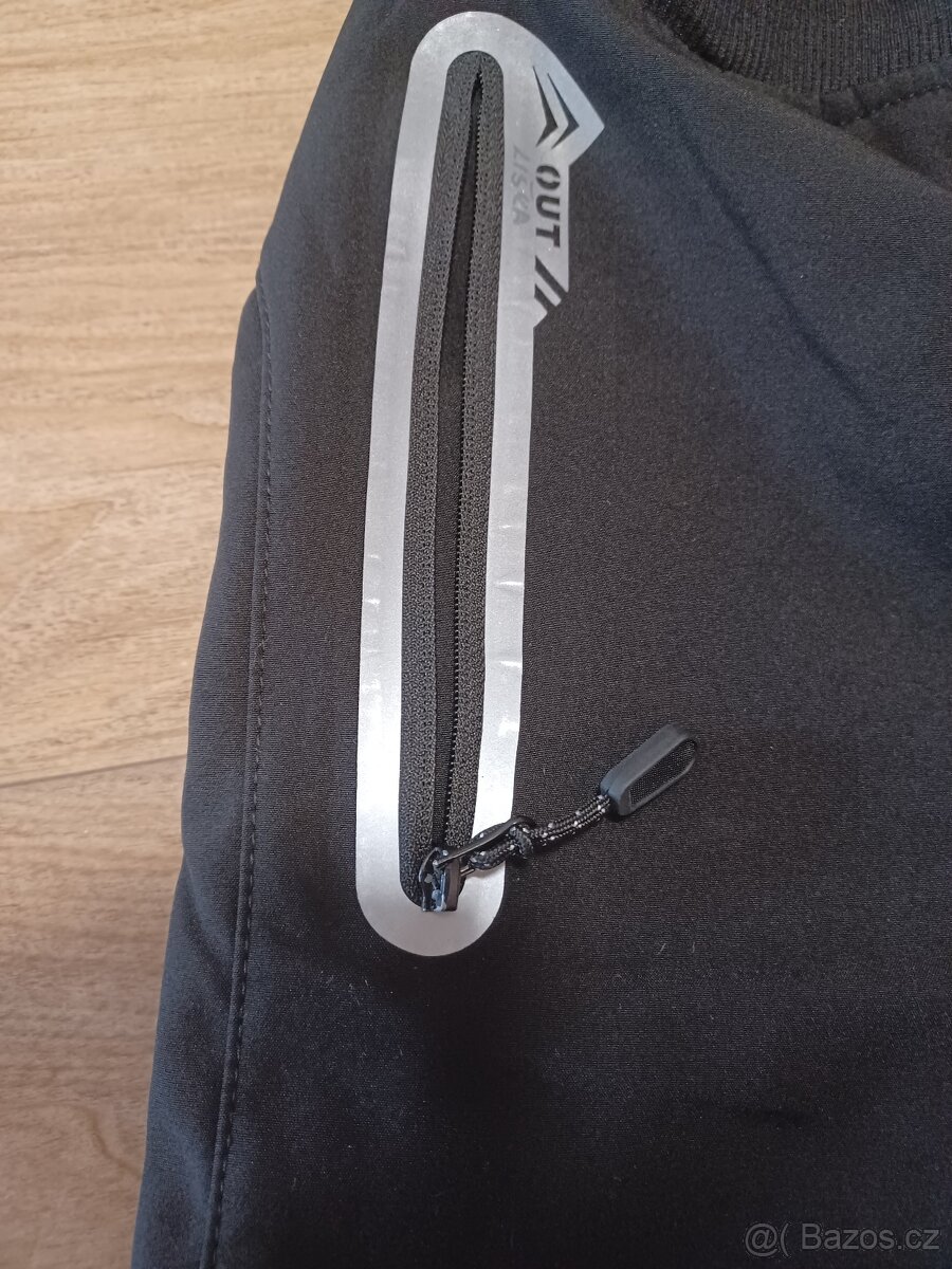 Kugo Softshell kalhoty 170 černé - 2