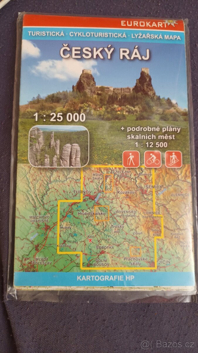 průvodce a turistická mapa Český ráj - 2