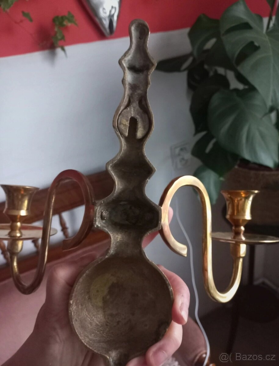 Svícen mosaz - 2