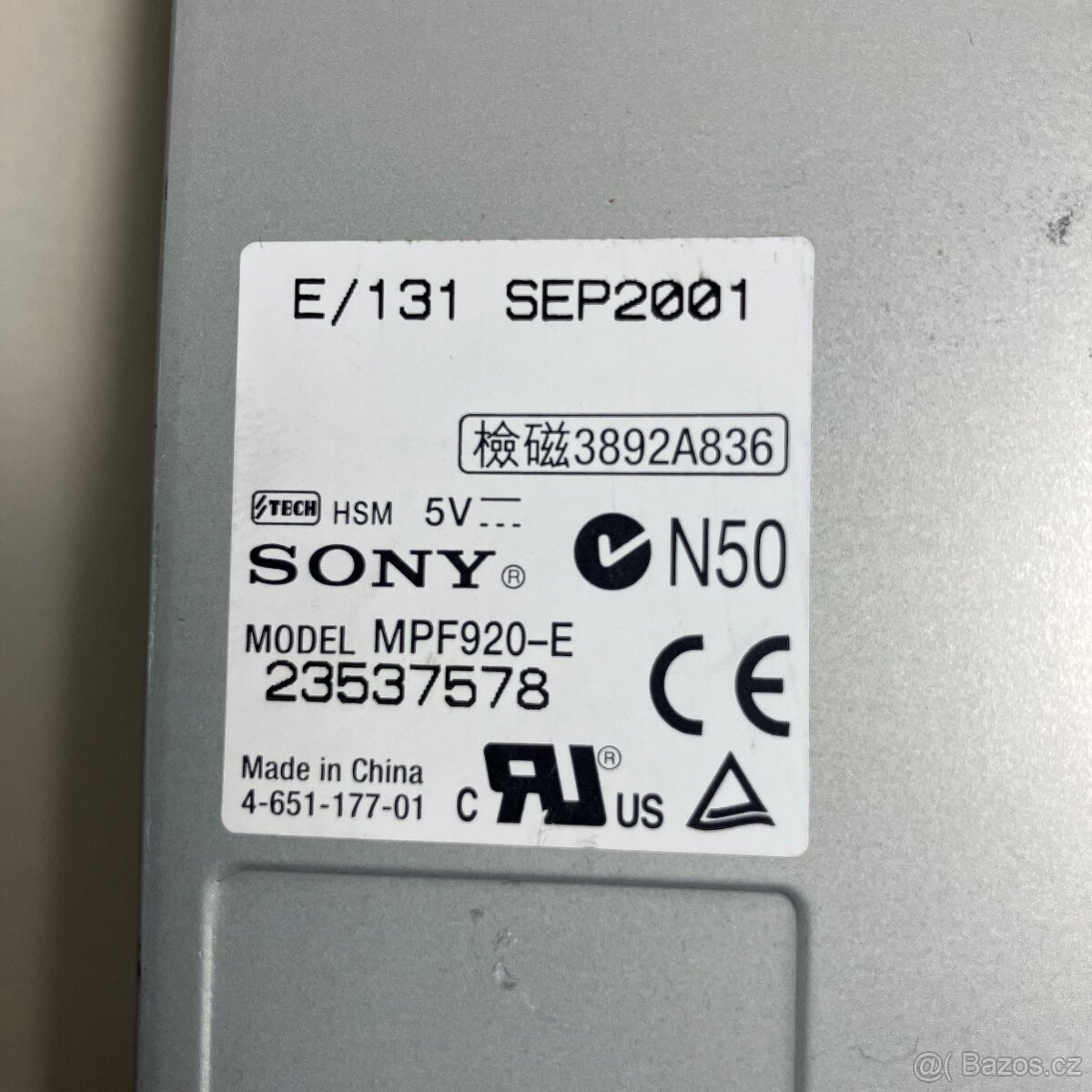 FDD 3,5" disketová mechanika Sony - 2