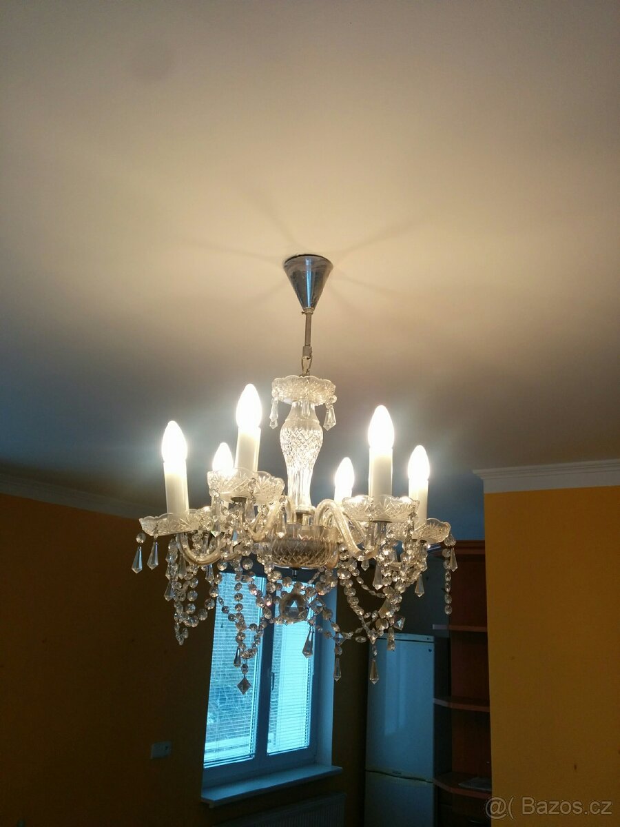 křišťálovy lustr české sklo - 2