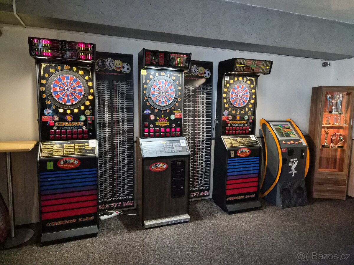 Šipkovy automat, jukebox, silový automat boxer - 2