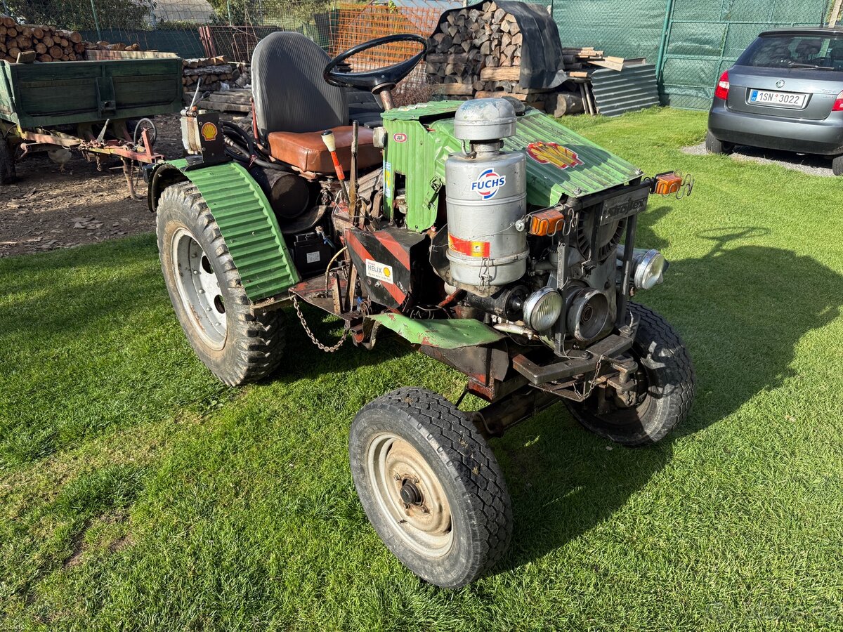 Malotraktor domaci vyroby, motor tk 14 - 2