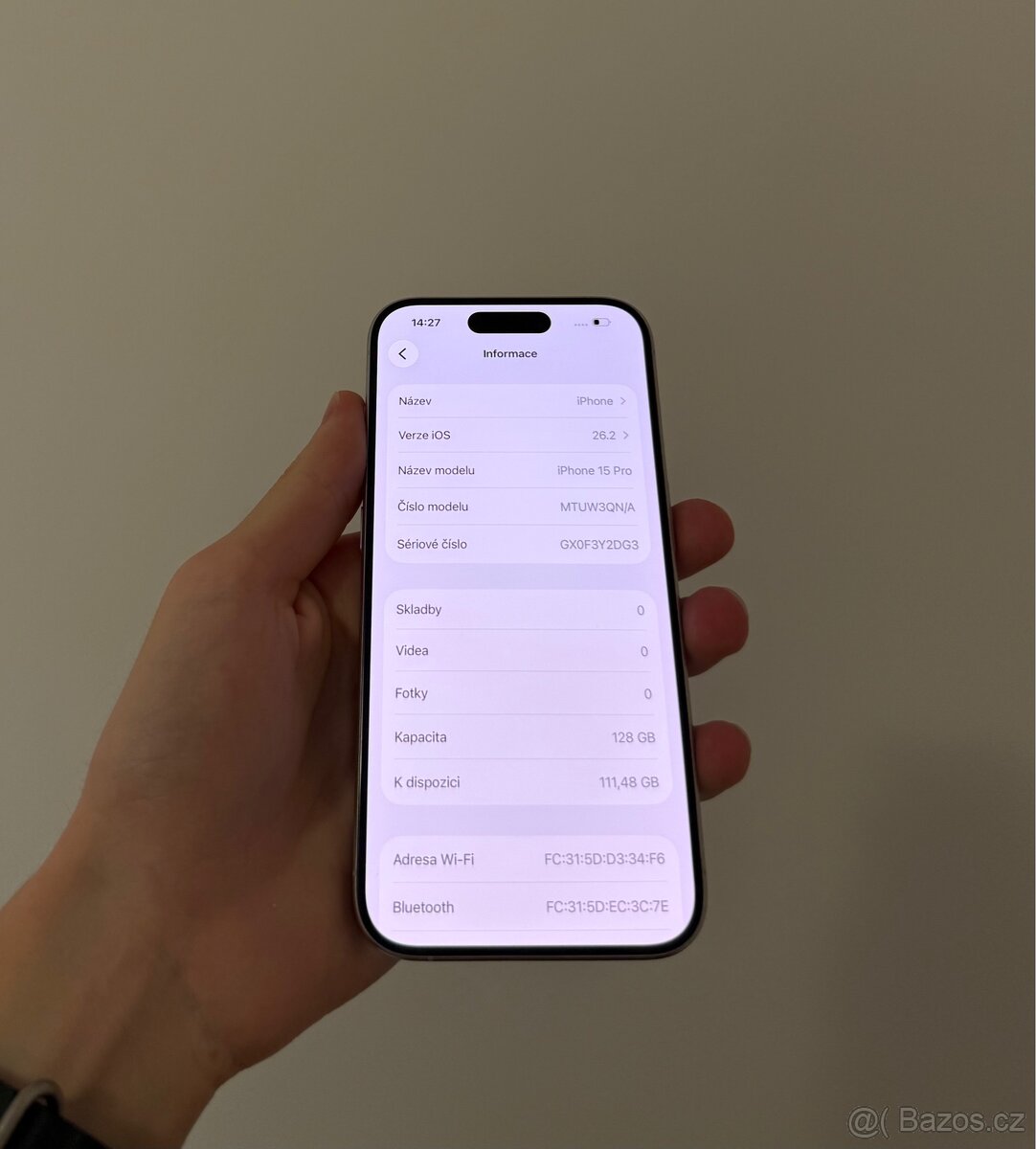 IPhone 15 Pro 128GB, 85% baterie⚡️ - 2