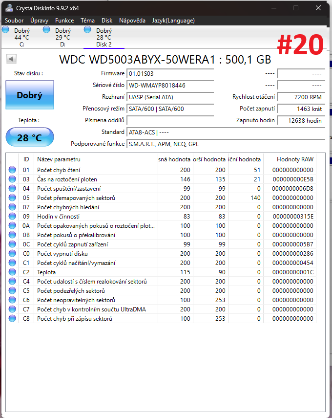 HDD 500GB SATA 3.5" - více modelů - 2