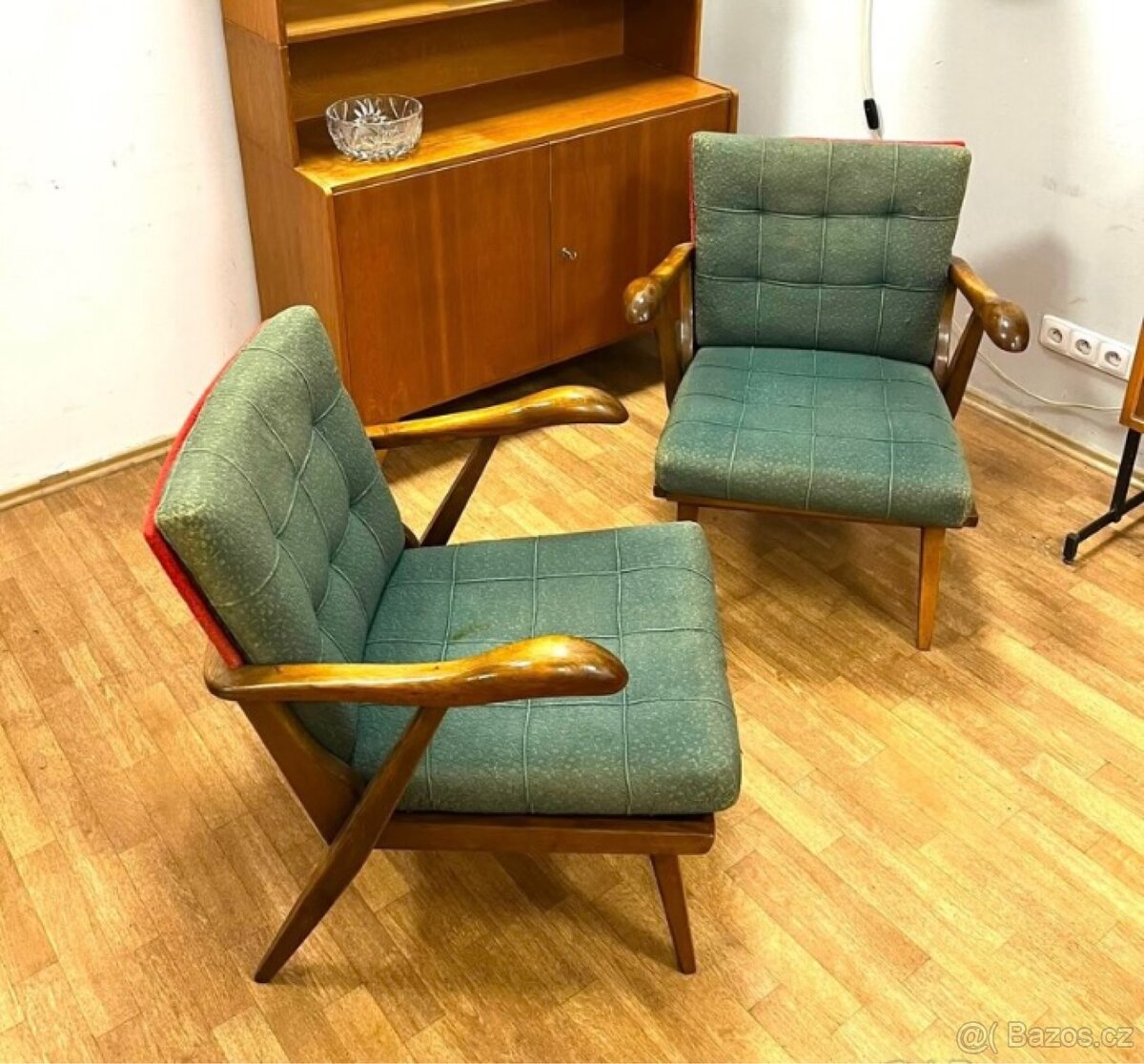 Retro křesla Nábytkárny Stod 60. léta - 2
