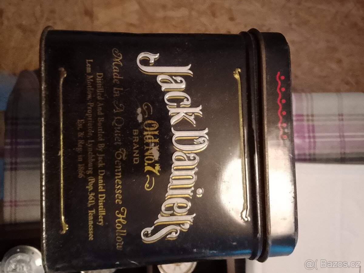 Jack Daniels kovová krabička - 2