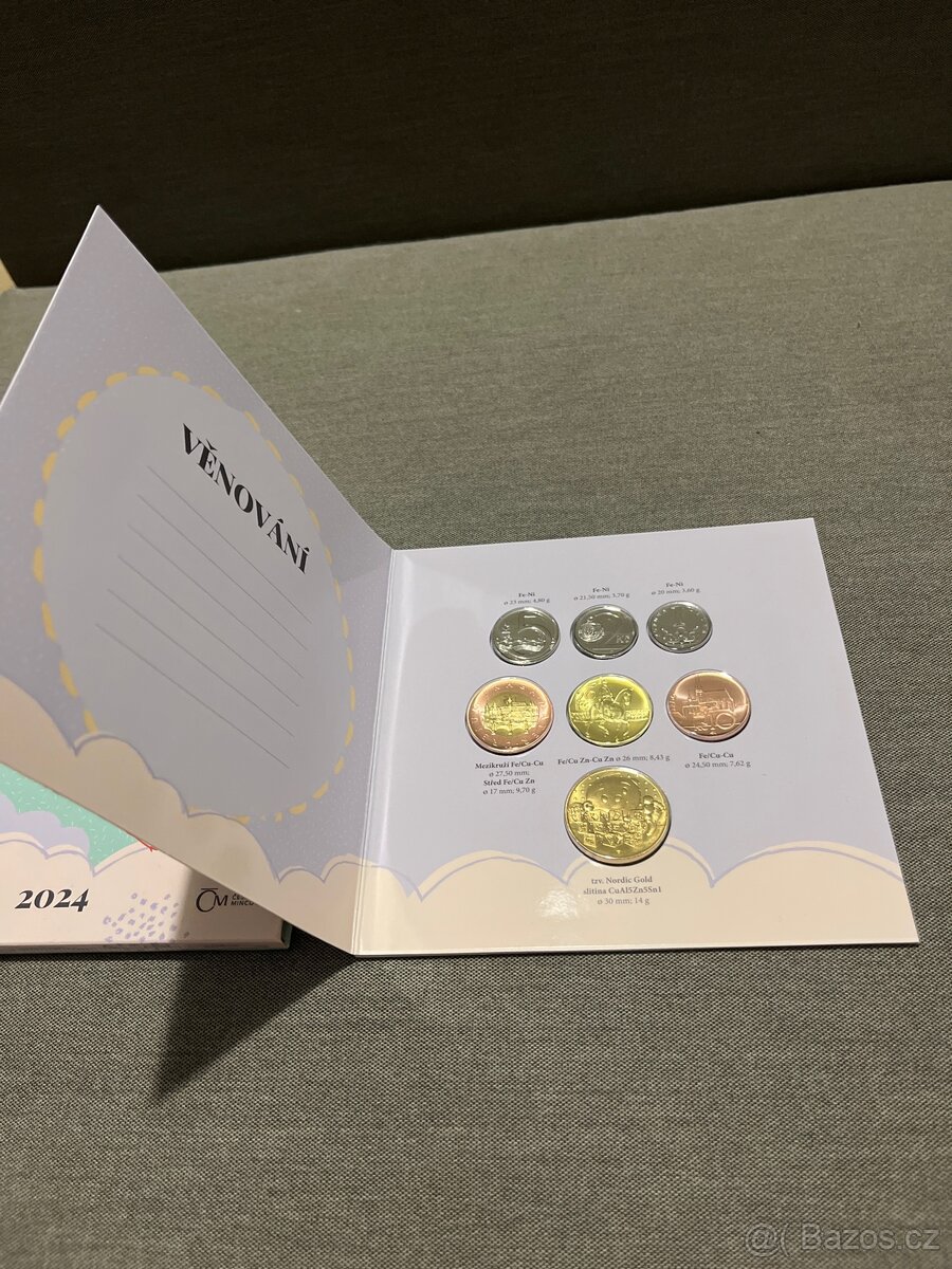 Sada oběžných mincí Vítej na světě 2024 - 2