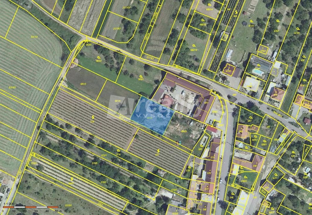 Prodej stavebního pozemku, Miroslav, ev.č. 02169 - 2