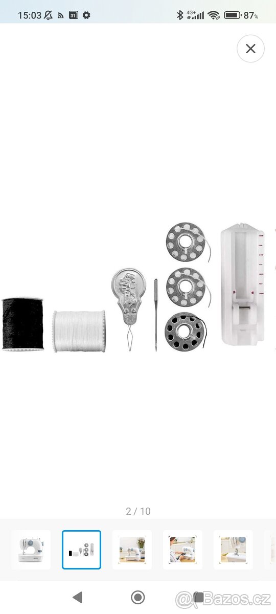 Šicí stroj Solac SW8220 Coton 12.0 bílý - 2