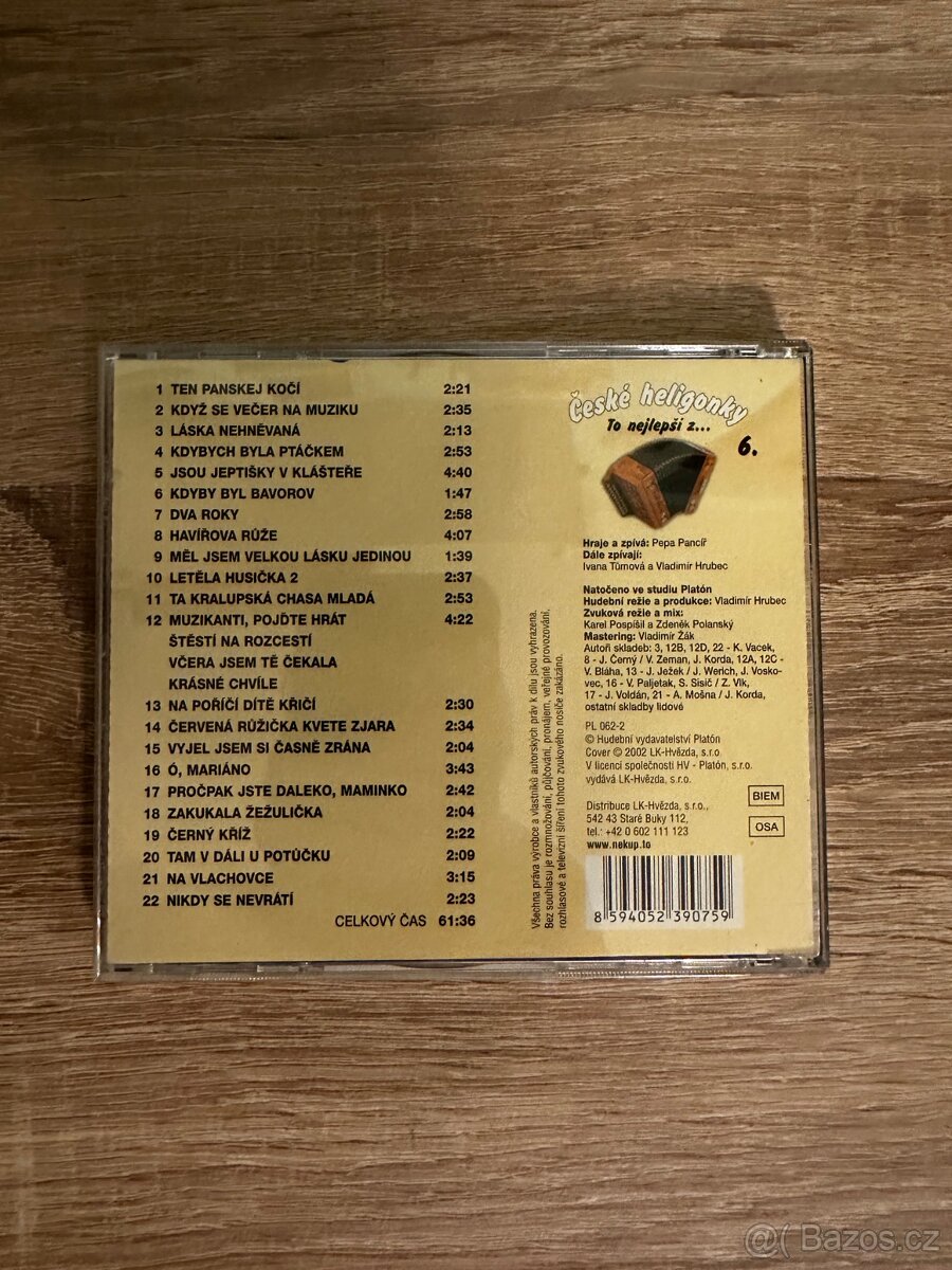 Pepa Pancíř - České heligonky - 2