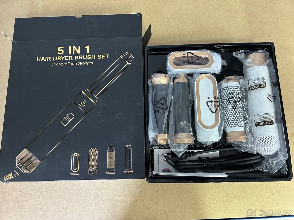 Multifunkční horkovzdušný kartáč 5v1 - různé sady - 2