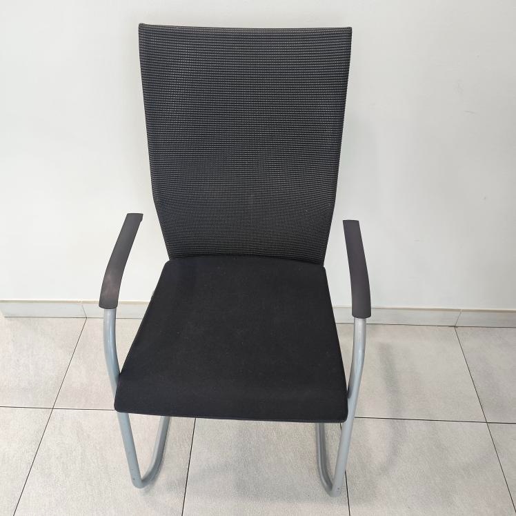 Antracitová čalouněná židle - 2