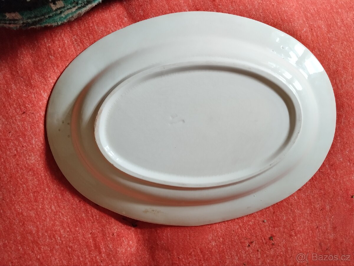 Porcelánová mísa na chlebíčky - 2