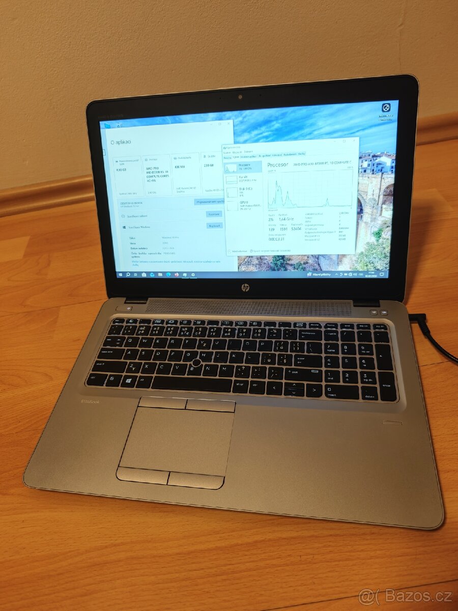 Notebook HP EliteBook 755 G4, AMD 4jadra,8GB,256GB SSD - 2