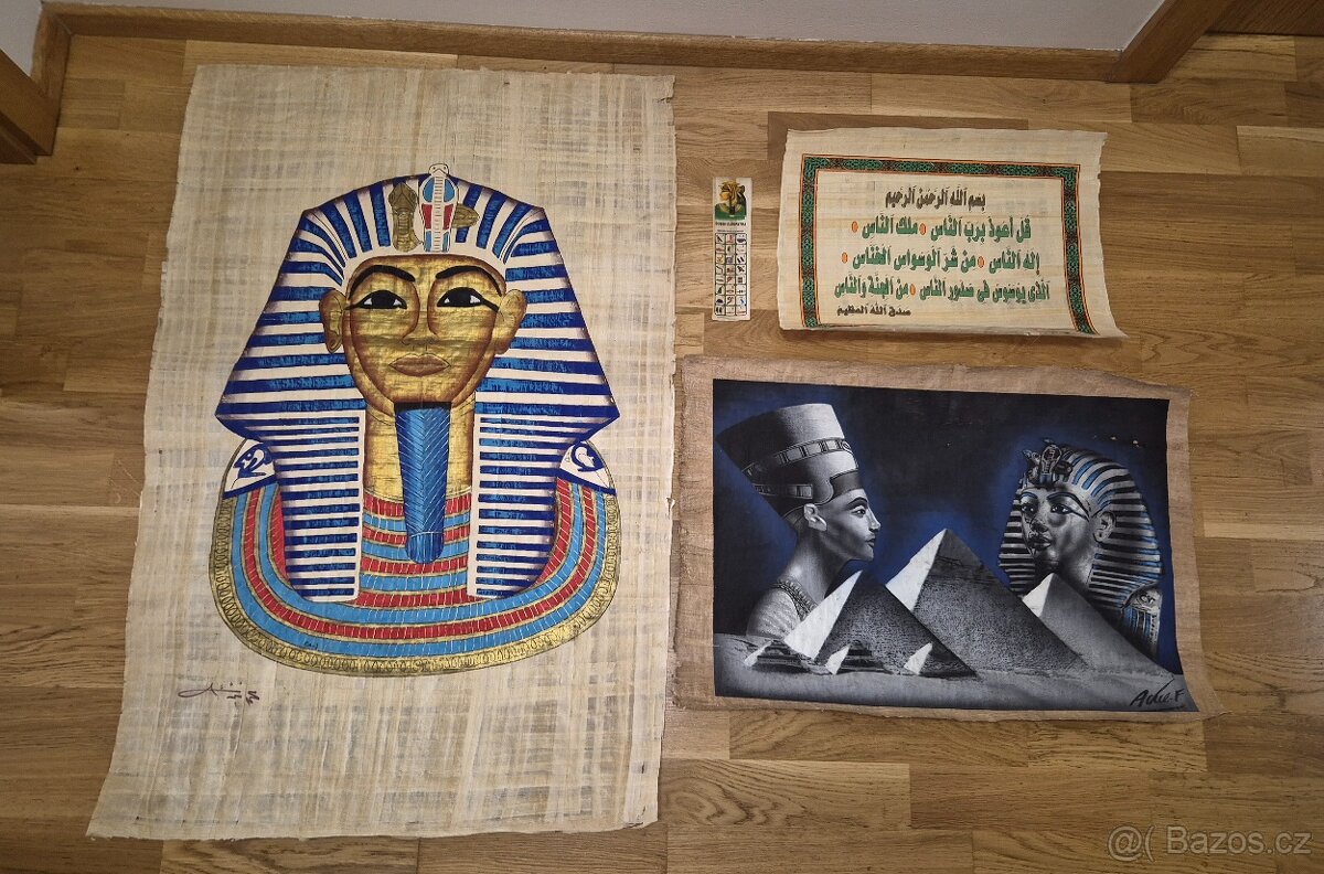 Papyrus Tutanchamon, Nefertiti, Pyramidy - 2