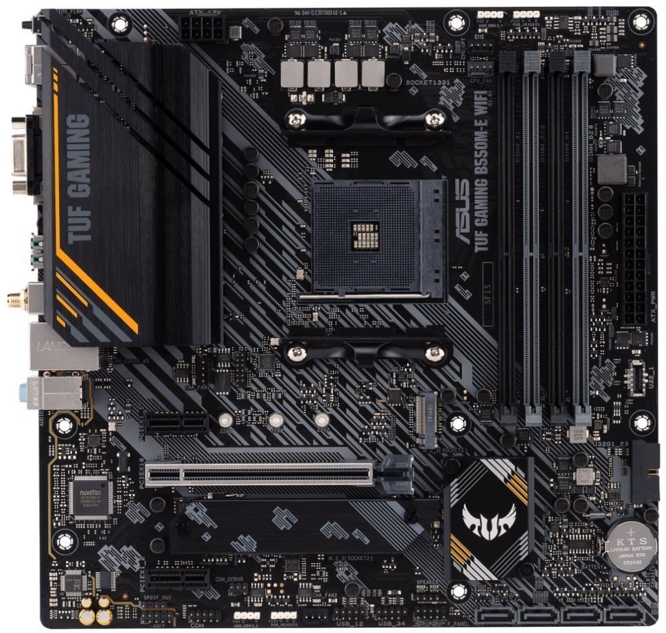ASUS TUF GAMING B550M-E WIFI / B550 / AM4 / 4x DIMM / M.2 - 2